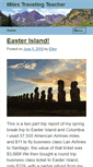 Mobile Screenshot of milestravelingteacher.com
